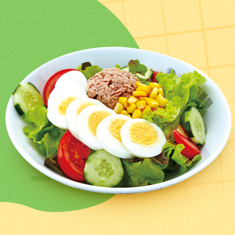 Combination Salad (Egg, Corn, Tuna)