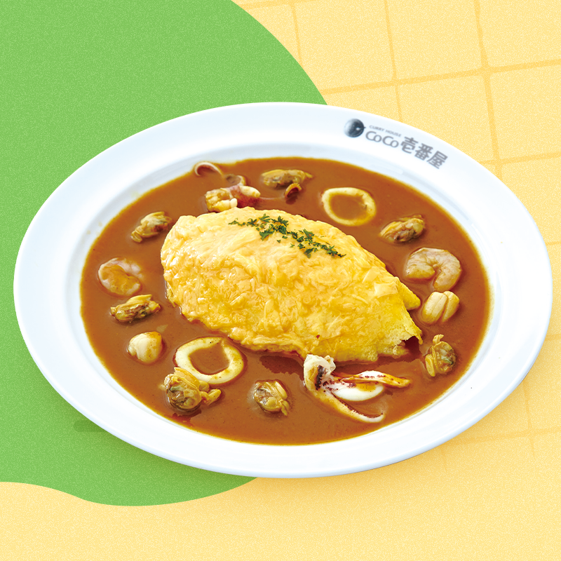 Seafood Omelet Curry