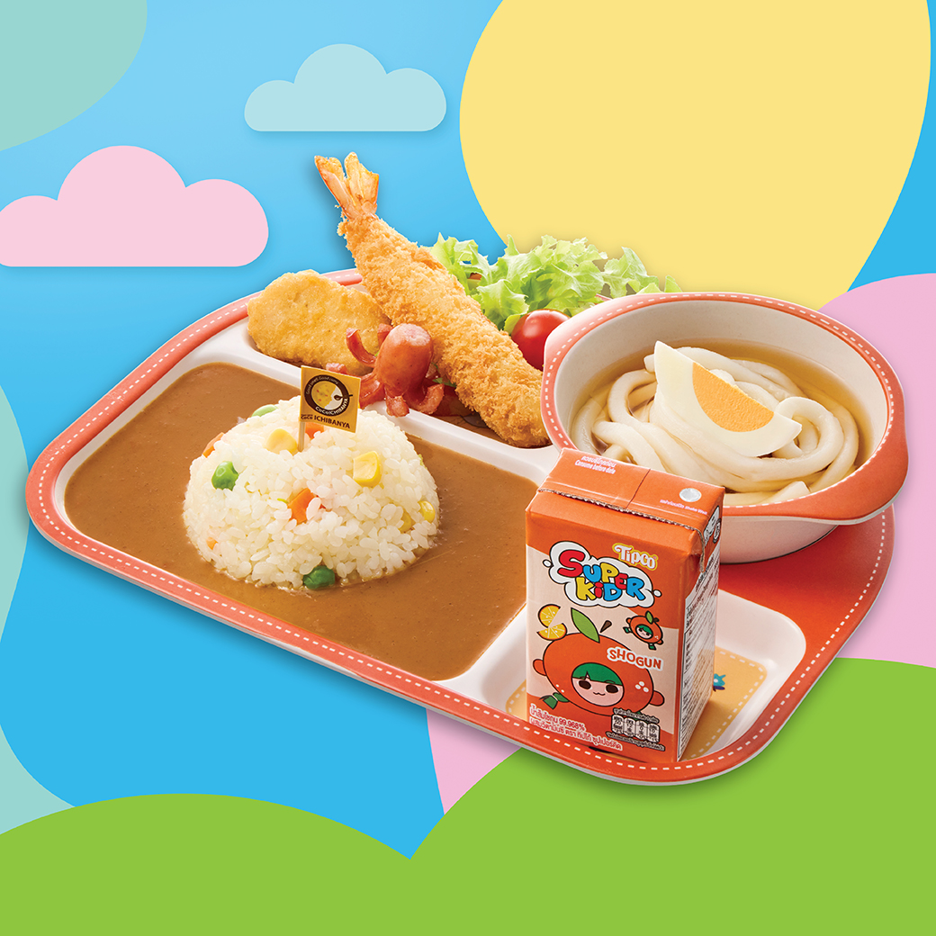 Kid’s Udon & Butter Fried Rice Curry Set