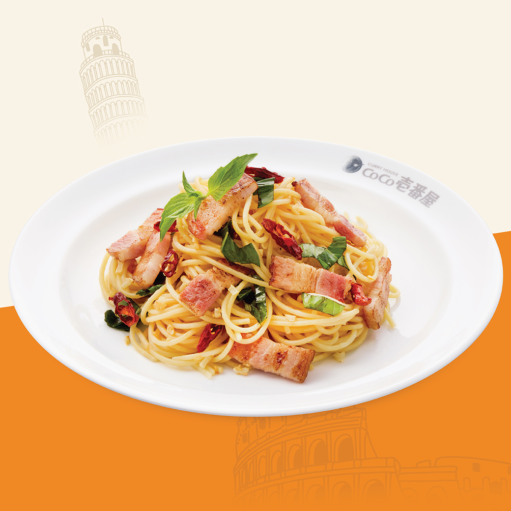 Chilli Bacon Spaghetti