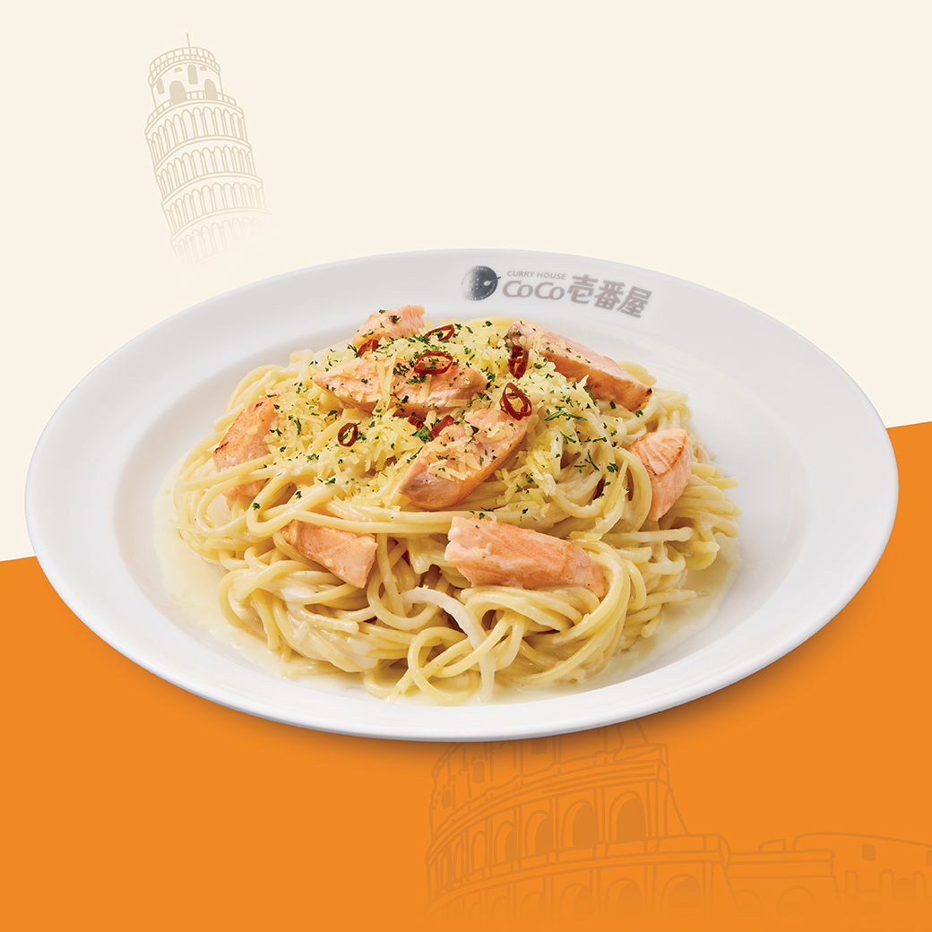 Creamy Salmon Spaghetti